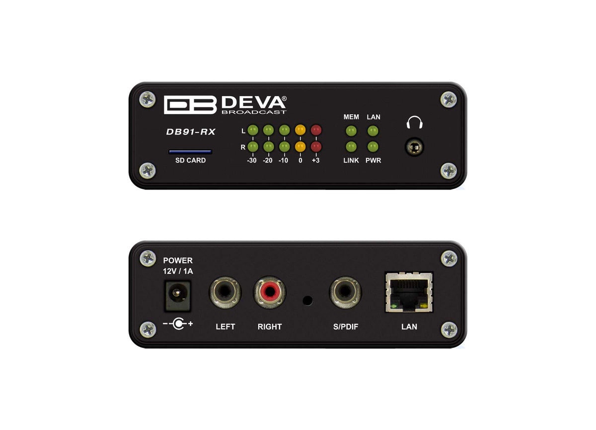 DEVA DB91-RX - Compact IP Audio Decoder – fruechtl audio