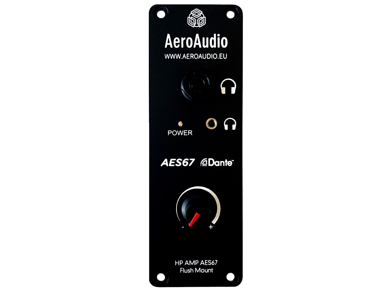 AeroAudio HP AMP AES67 FM, Headphone Amplifier 