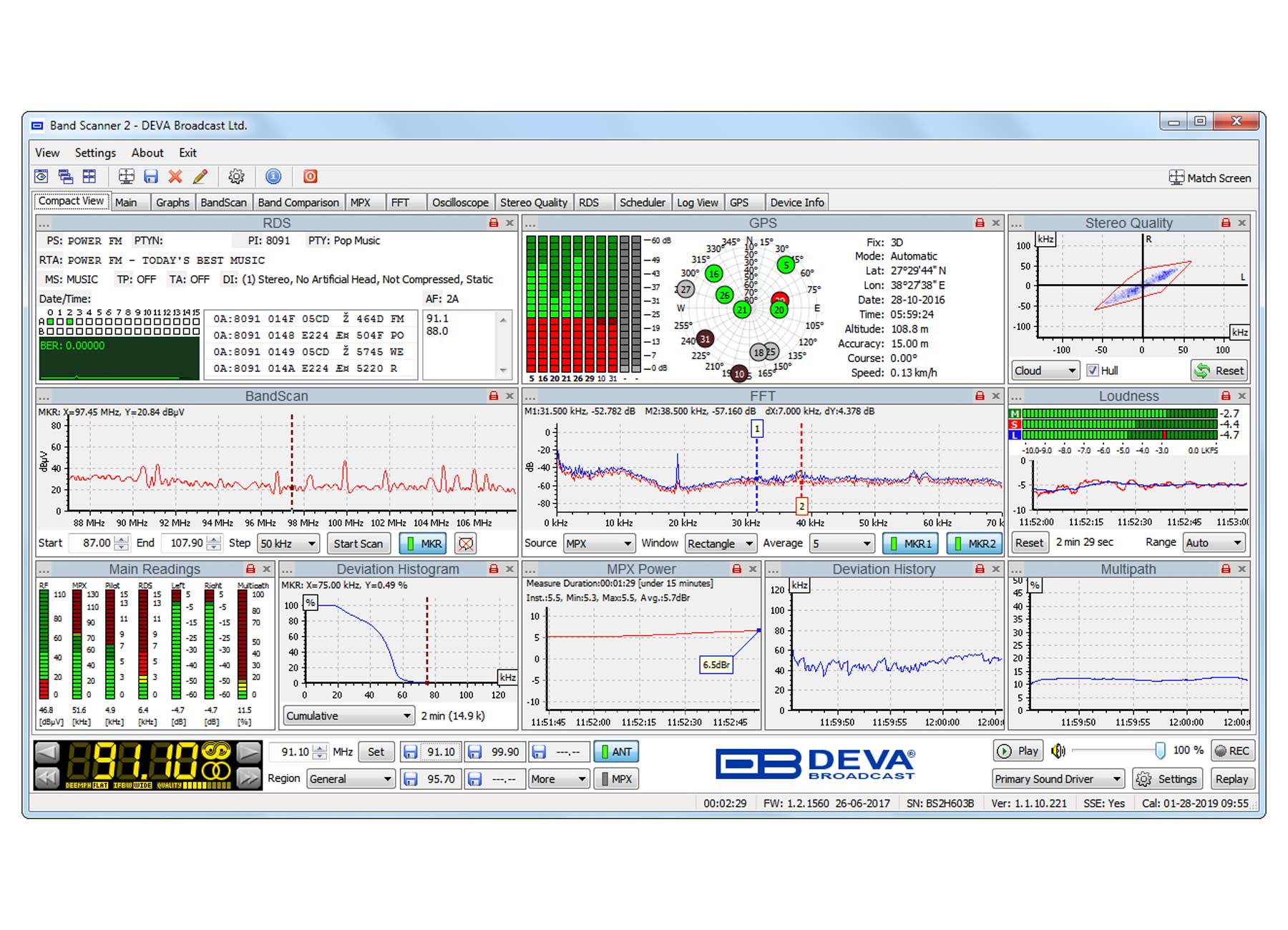 DEVA Band Scanner 2 Software