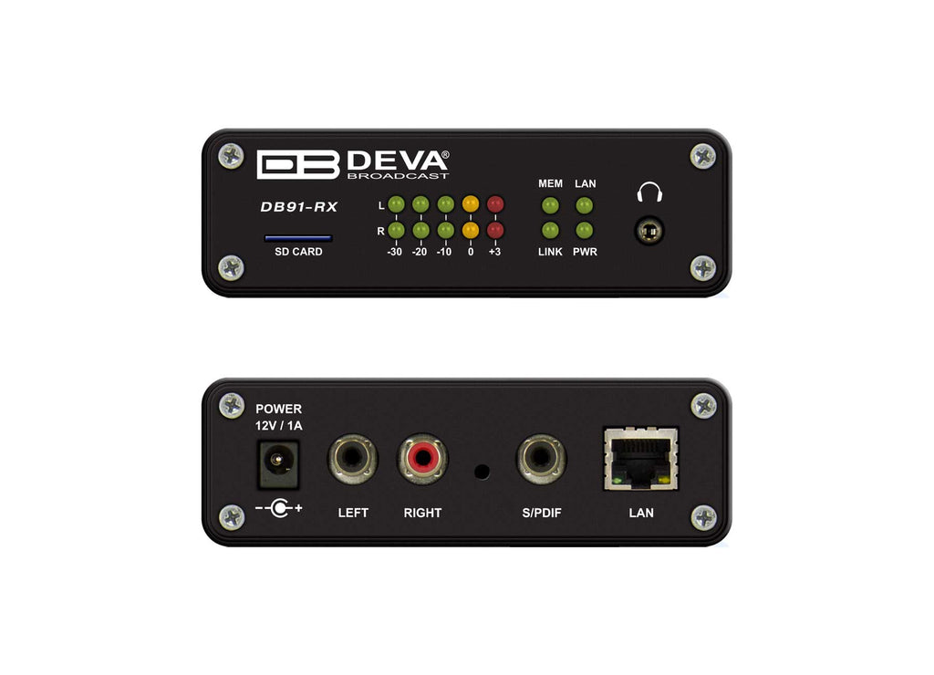 DEVA DB91-RX front and back Panel