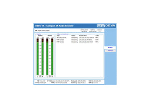 DEVA DB91-TX IP Audio Decoder Web Interface